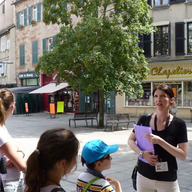 Amandine Branchet, guide-conférencière pour l'office de tourisme