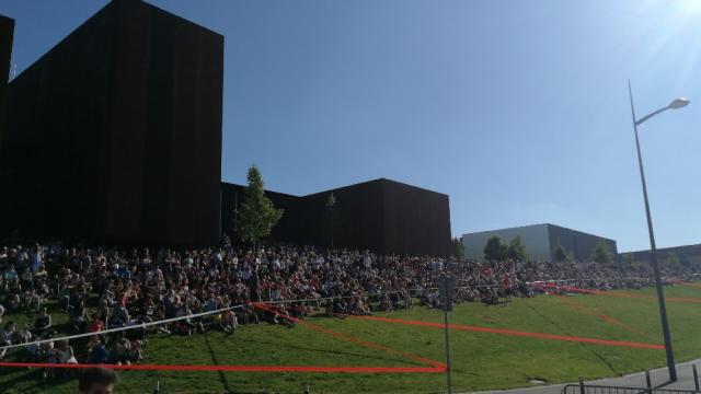 Spéciale à Rodez du Rallye du Rouergue