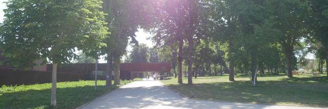 Dans le jardin du musée Soulages