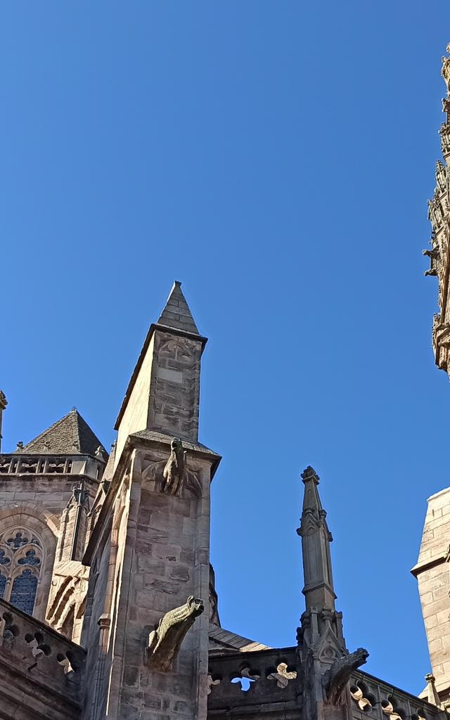 Chevet de la cathédrale et clocher