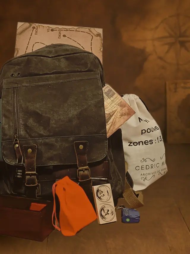 Escape Bag Les secrets de Rodez avec ses outils de recherche