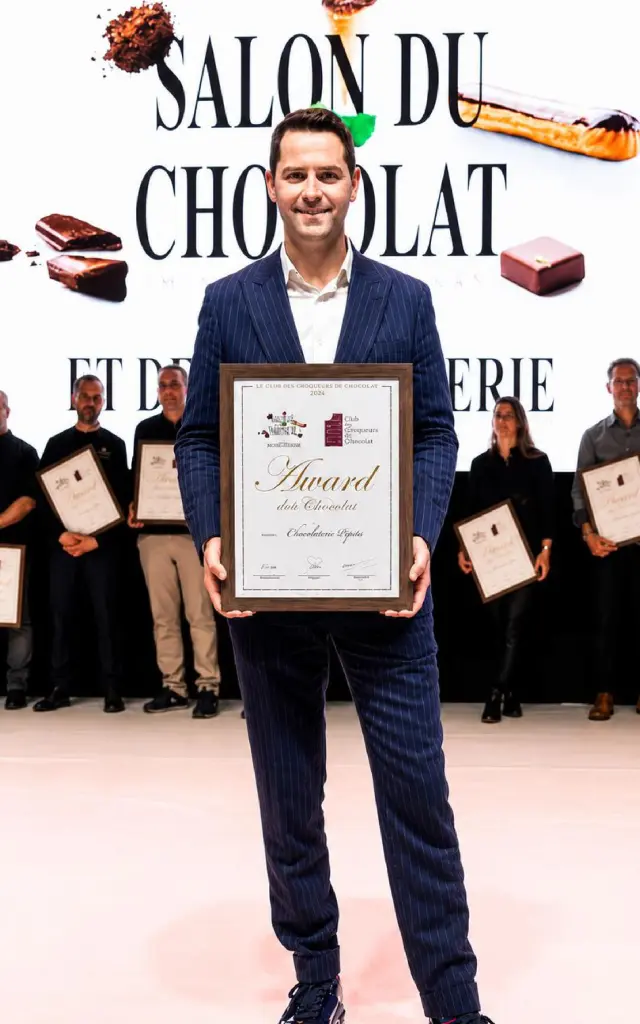 La Chocolaterie PEPITES récompensée par l'Award du Chocolat