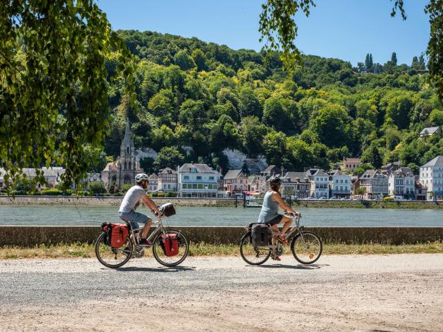 La Bouille paseo en bicicleta Estival Nature Promenade Loisirs Rouen Métropole