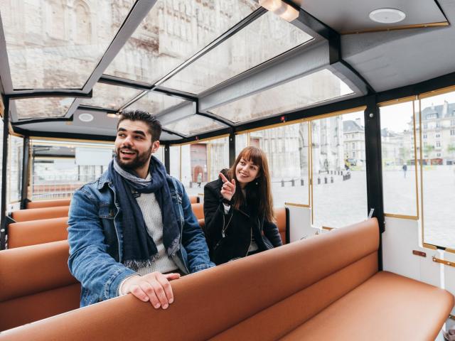 Piccolo treno Rouen Tour alla scoperta del centro città e del patrimonio culturale