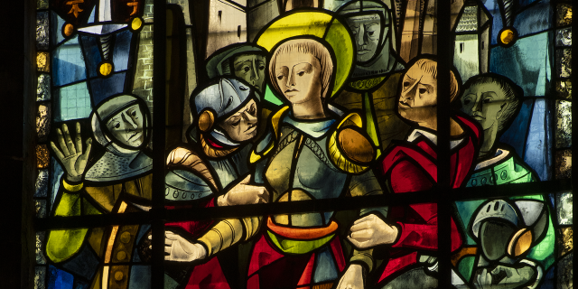 Vitraux Jeanne D Arc Cathédrale Rouen Culture Patrimoine Historique Histoire Monument Patrimoine Religieux, oh mon beau vitrail, art