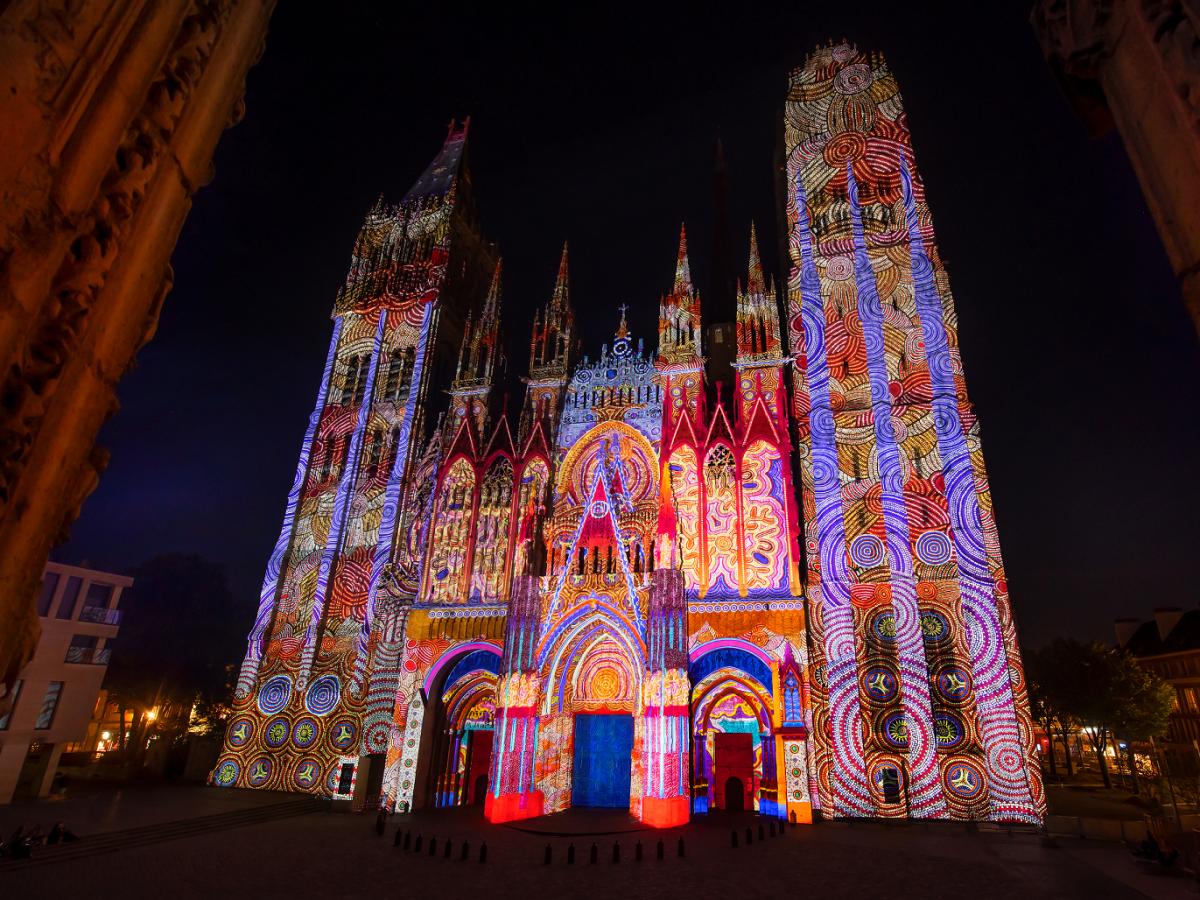 Cathedral of Light Cathedral of light | Notre-Dame de Rouen Rouen Tourisme