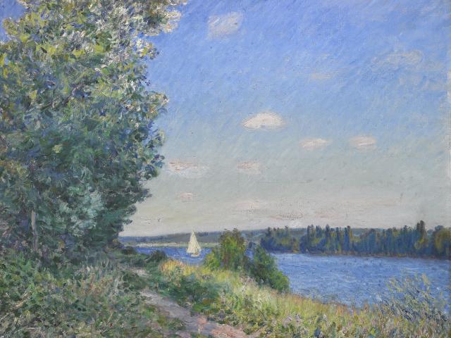 Impressionistische Eskapade Am Ufer Der Seine
