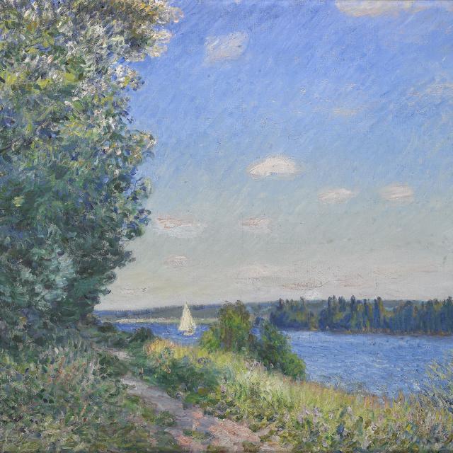 bord de seine, monet, impressionnisme, art, œuvre, musée des beaux arts, peinture,