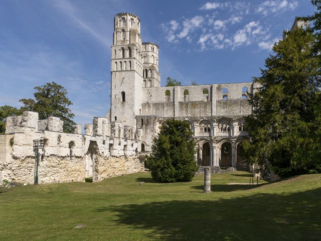 Patrimoine Historique Patrimoine Gastronomique Jumièges Abbaye, jardin, nature, monument,