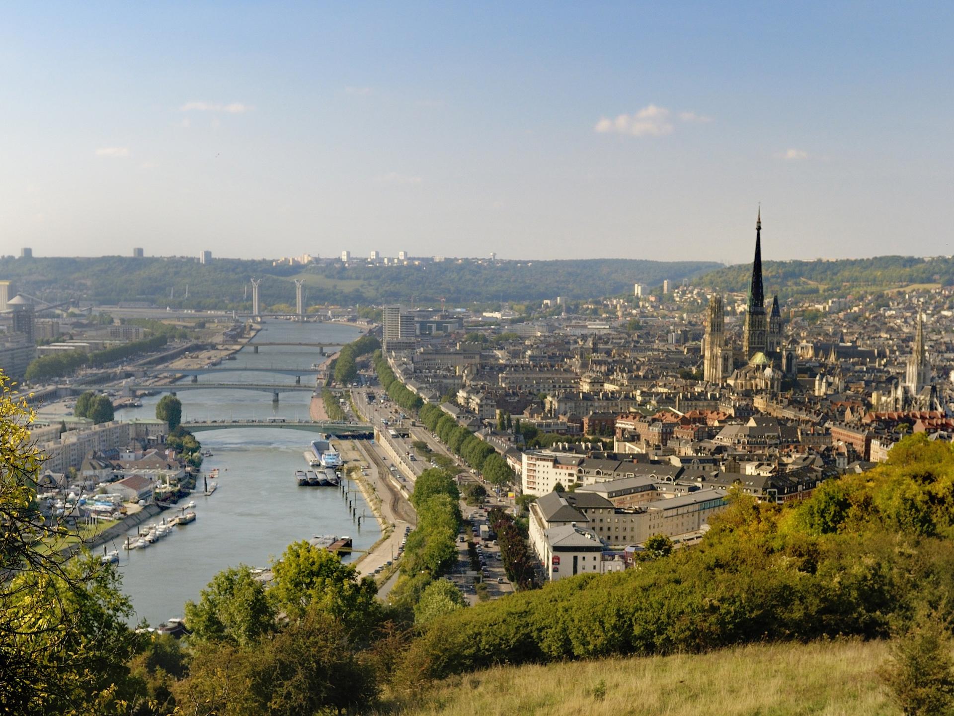 La côte SainteCatherine à Rouen