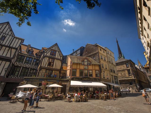 Rouen's terraces