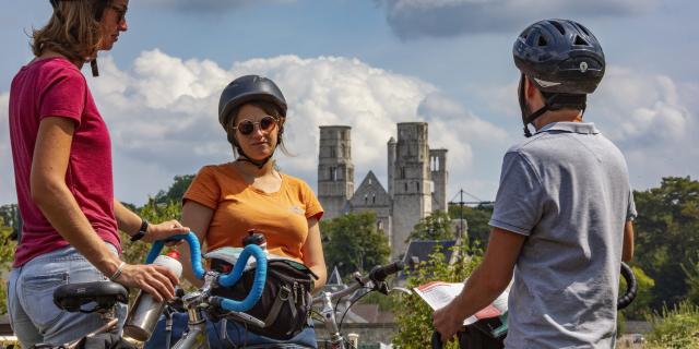 Die Seine mit dem Fahrrad