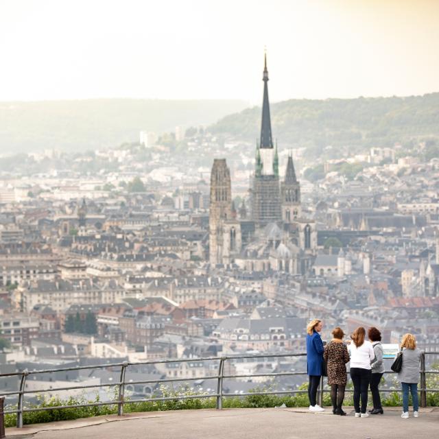 Panorama of the Sainte-Catherine coast, Rouen