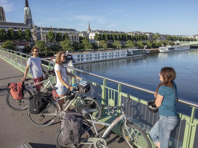 La Seine à Vélo Rouen métropole rouennaise loisirs sport vue panorama nature seine balade promenade famille enfants sorties familiales