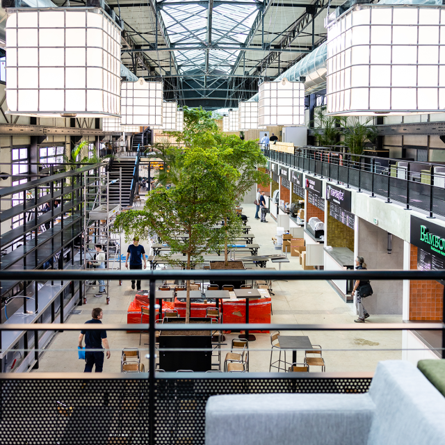 Entrepôt Food Hall Patrimoine Gastronomique Gastronomie Manger Se retrouver Produits Nourriture Internationale Saveurs Quais de Rouen