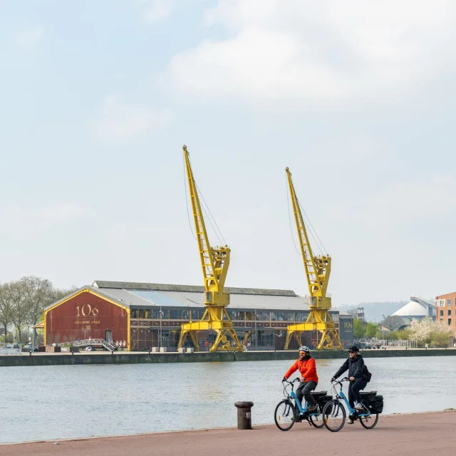La Seine à vélo - Quais de Rouen vélo randonnée patrimoine nature loisirs activités famille