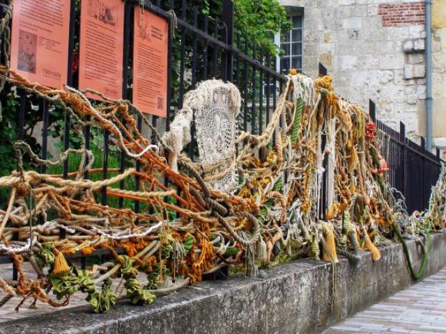 Entrelacs, tissage vivant Aude Bourgine
