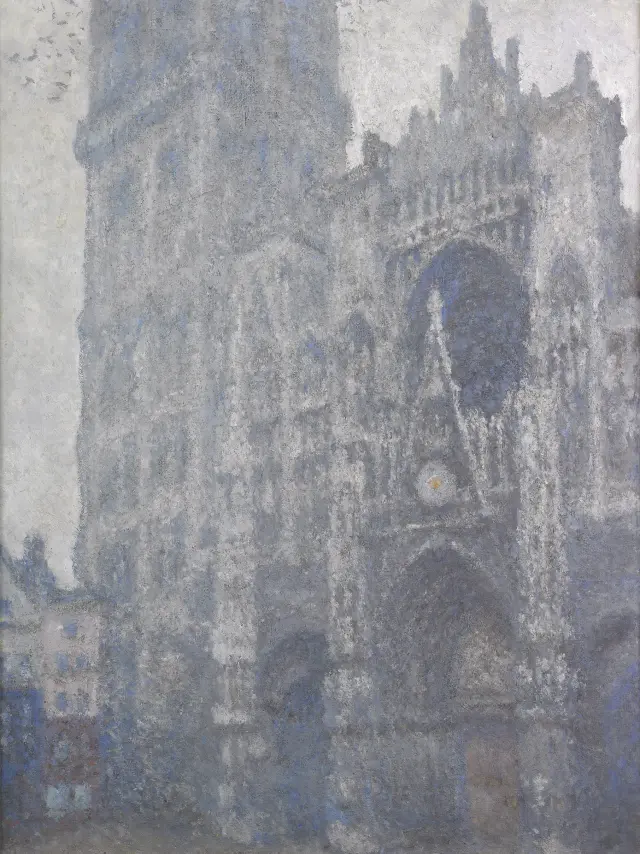 Claude Monet Portail De La Cathedrale De Rouen Temps Gris 1894. Musee Des Beaux Arts Rouen