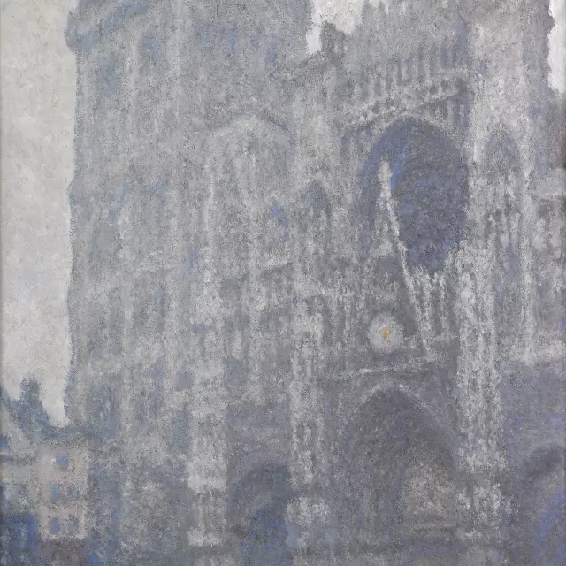 Claude Monet Portail De La Cathedrale De Rouen Temps Gris 1894. Musee Des Beaux Arts Rouen