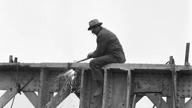 Puente Remachador Obrero Estudio Edeline 1953 Rmm Latelier Digital