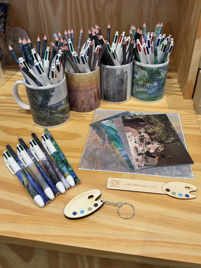 Produits boutique collection Normandie Impressionniste © Rouen Tourisme