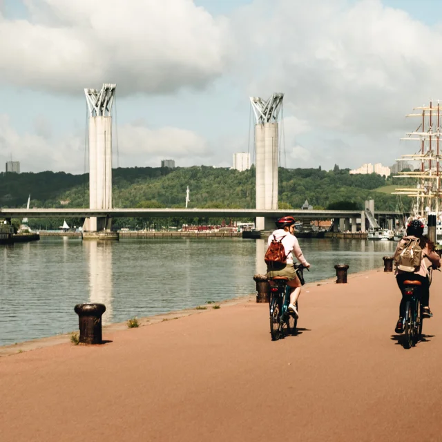 Bords De Seine A Velo Vue Sur Le Pont Gustave Flaubert Rouen Refuse To Hibernate Refuse To Hibernate 23873 1600px