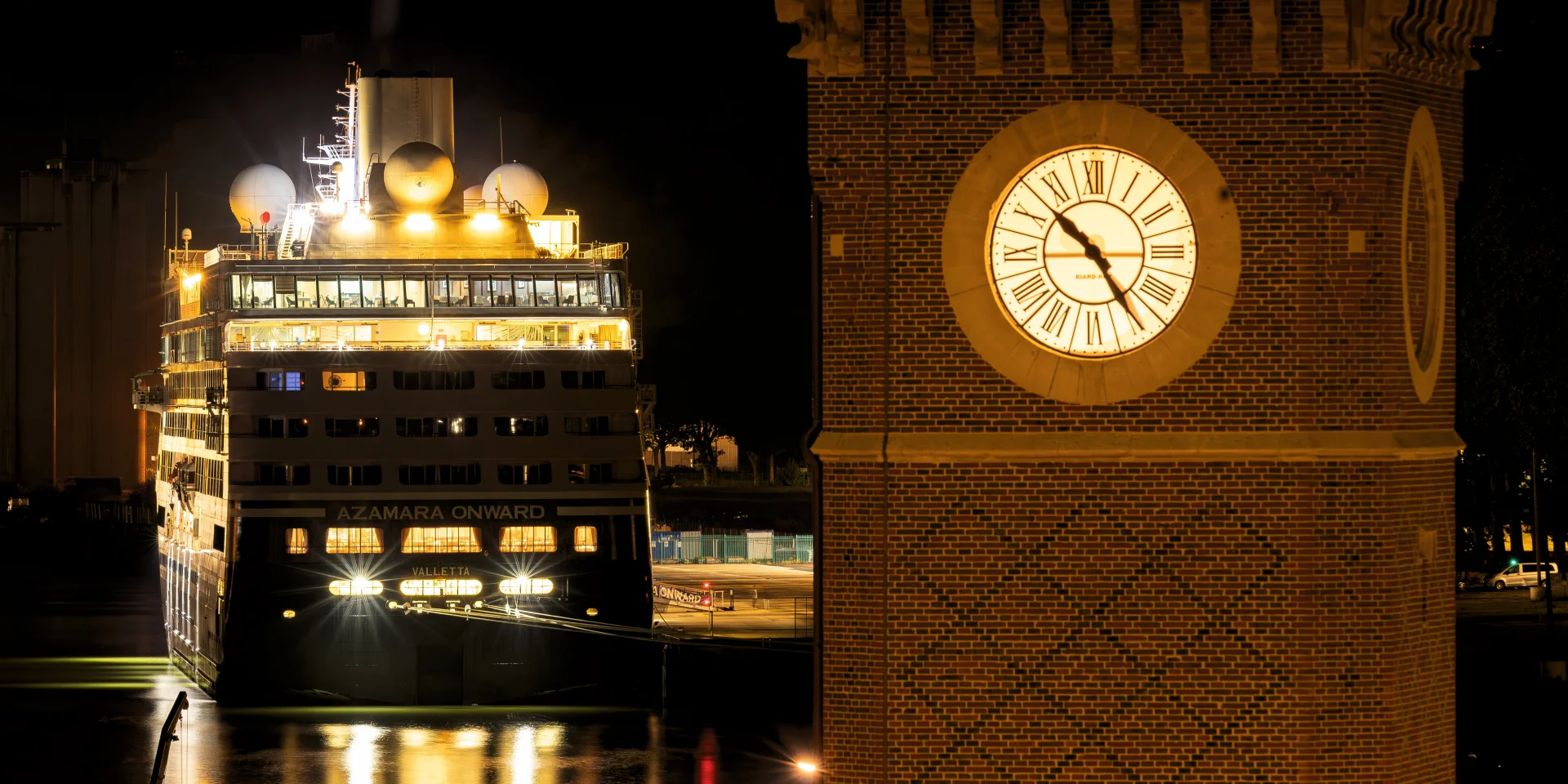 Quai de Seine, nuit