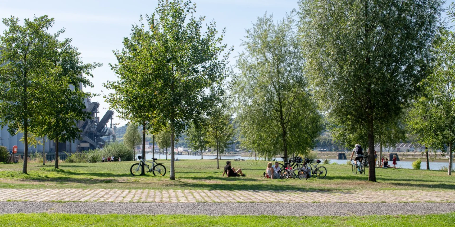 Parc urbain quais de Rouen