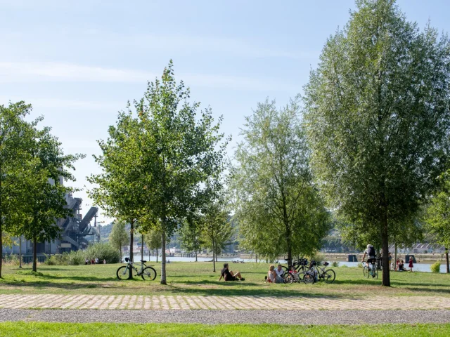 Parc urbain quais de Rouen