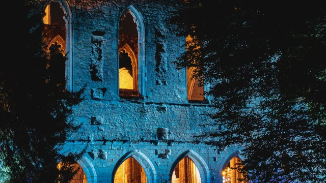 Pierres en lumières 2021 - Abbaye de Jumièges