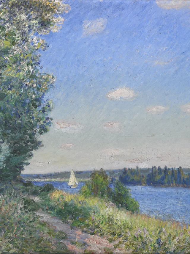 Sisley - La Seine à La Bouille Coup De Vent 1894