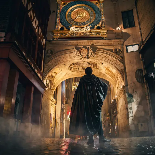 RDV à la tombée de la nuit - Gros Horloge