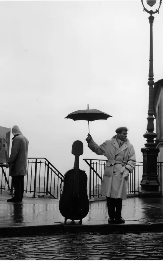 Pluie Robert Doisneau