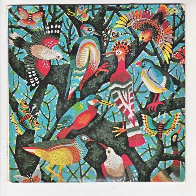 Pochette de disque, Francis et les oiseaux de G. Debbelaere (inv 2012.05294)