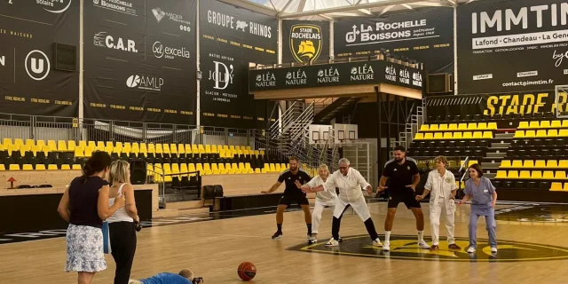 Campagne vaccination grippe Stade Rochelais Basket
