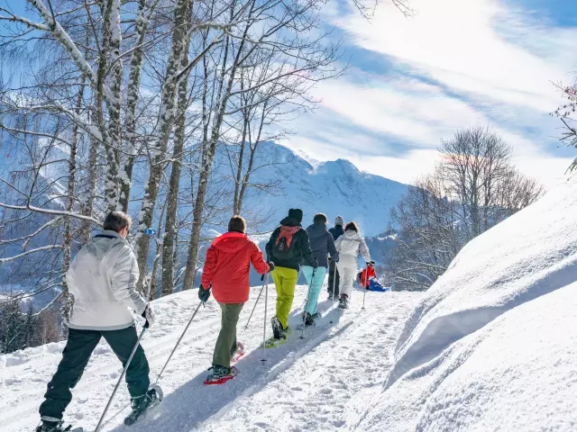 Escursioni con le racchette da neve a Saint-Gervais Mont-Blanc