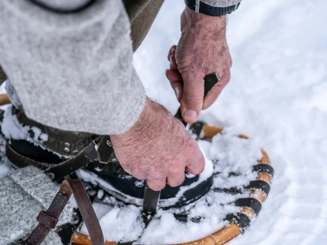 Snowshoeing