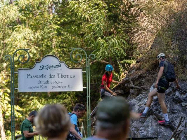 Via ferrata of Saint-Gervais Mont-Blanc