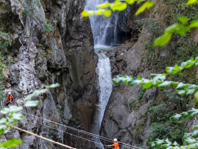 Via ferrata of Saint-Gervais Mont-Blanc