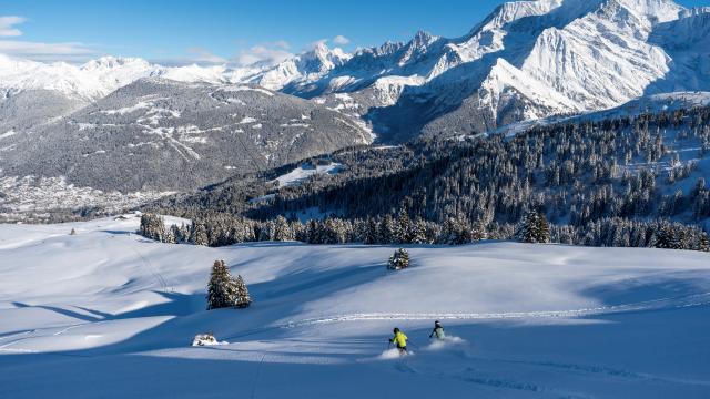 Off-piste skiing
