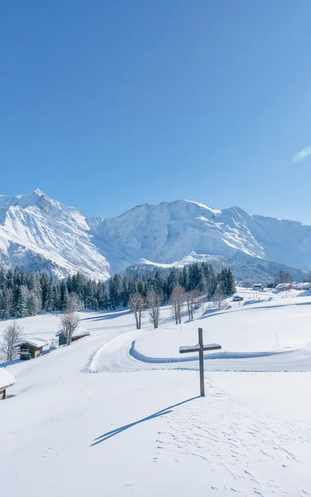 Ski de fond au plateau de la croix