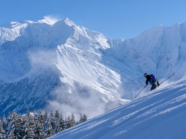 Sci alpinismo a Saint-Gervais Mont-Blanc