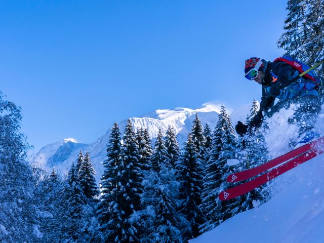 Off-piste skiing