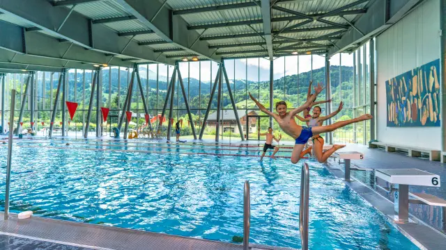 La piscine de Saint-Gervais