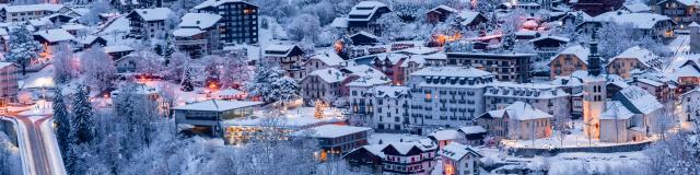 Saint-Gervais sotto la neve