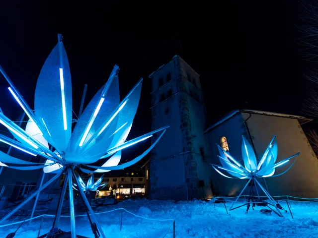 Saint-Gervais Mont-Blanc lights