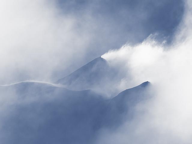 Mont Blanc in the wind