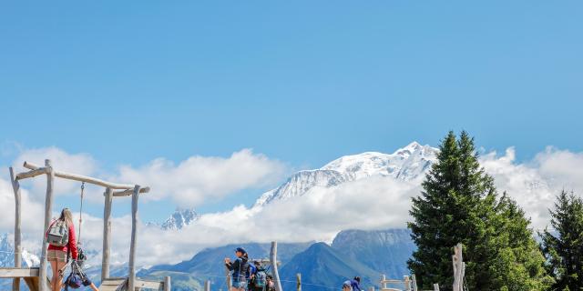 Ninja course at Mont d'Arbois