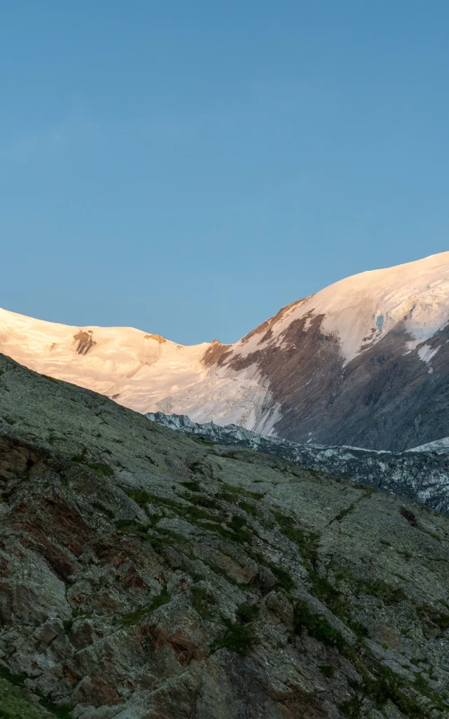 Bionnassay e il ghiacciaio