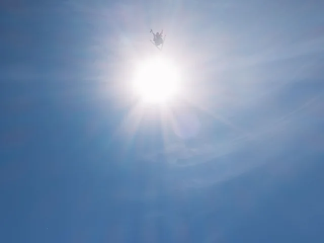 Parapendio in inverno